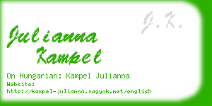 julianna kampel business card